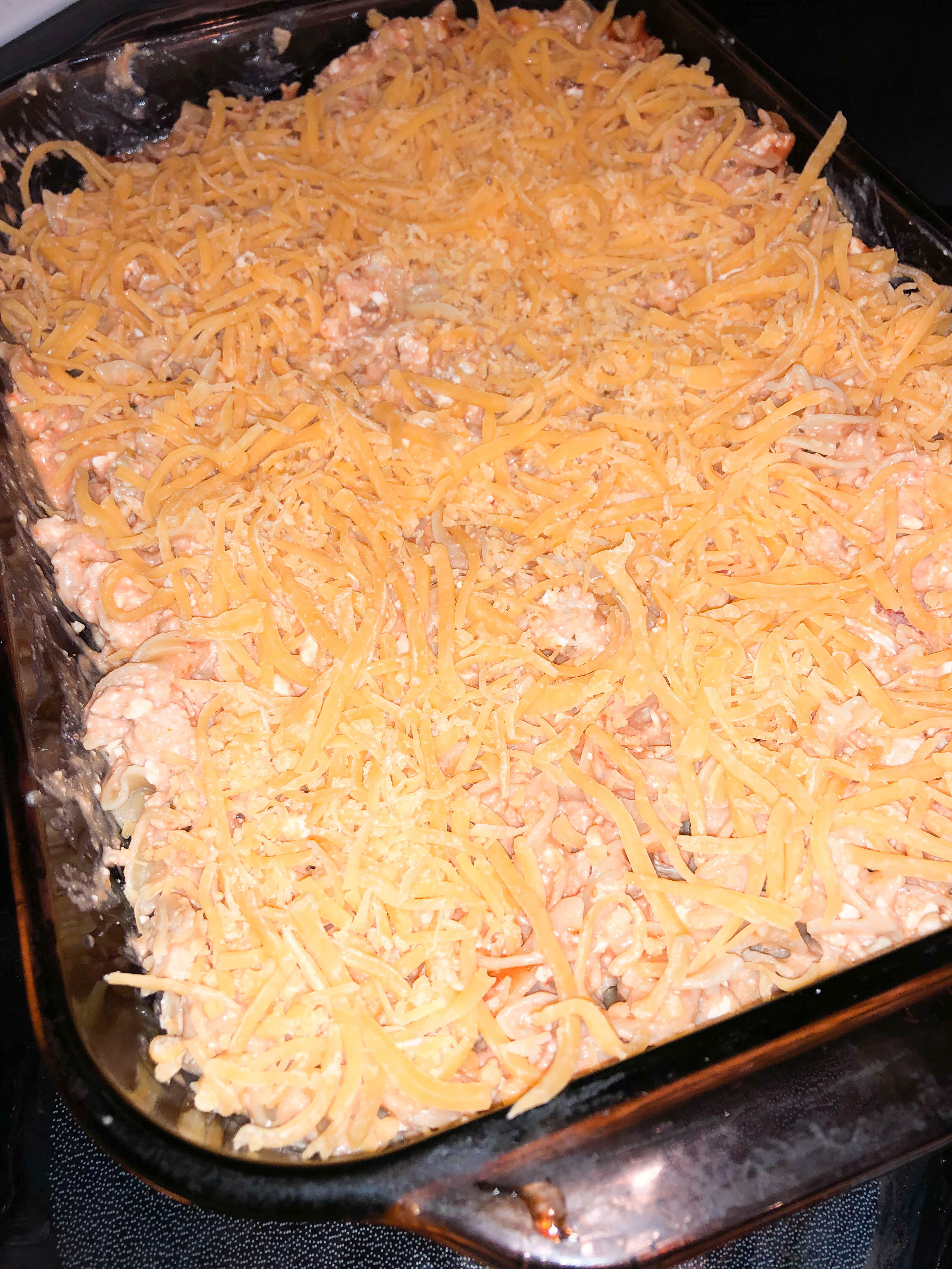 add cheese to the top