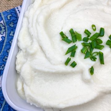 Keto Cauliflower Mashed Potatoes