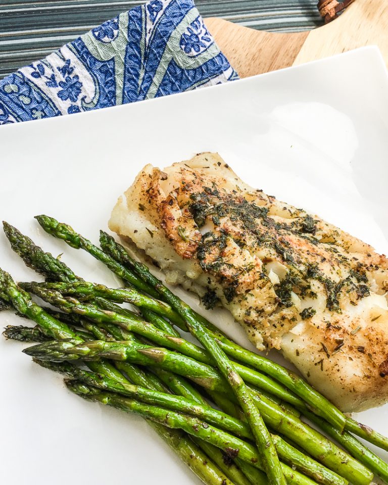 Easy Cod Recipe with Garlic Herb Butter - Keto Approved - Our WabiSabi Life