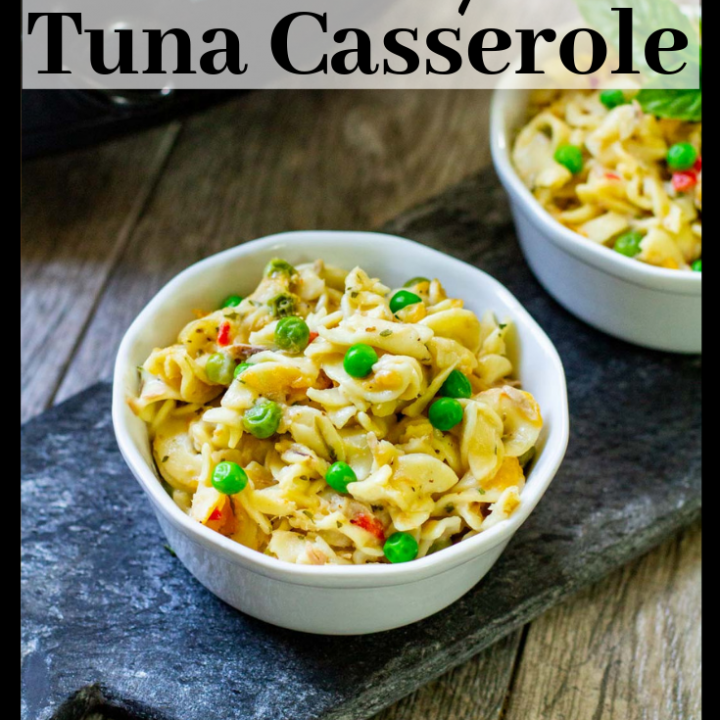 Healthy Tuna Casserole | Classic Tuna Casserole | Our Wabi Sabi Life