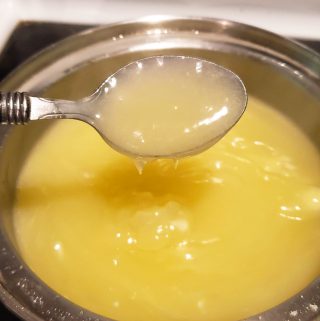 spoonful of lemon pie filling