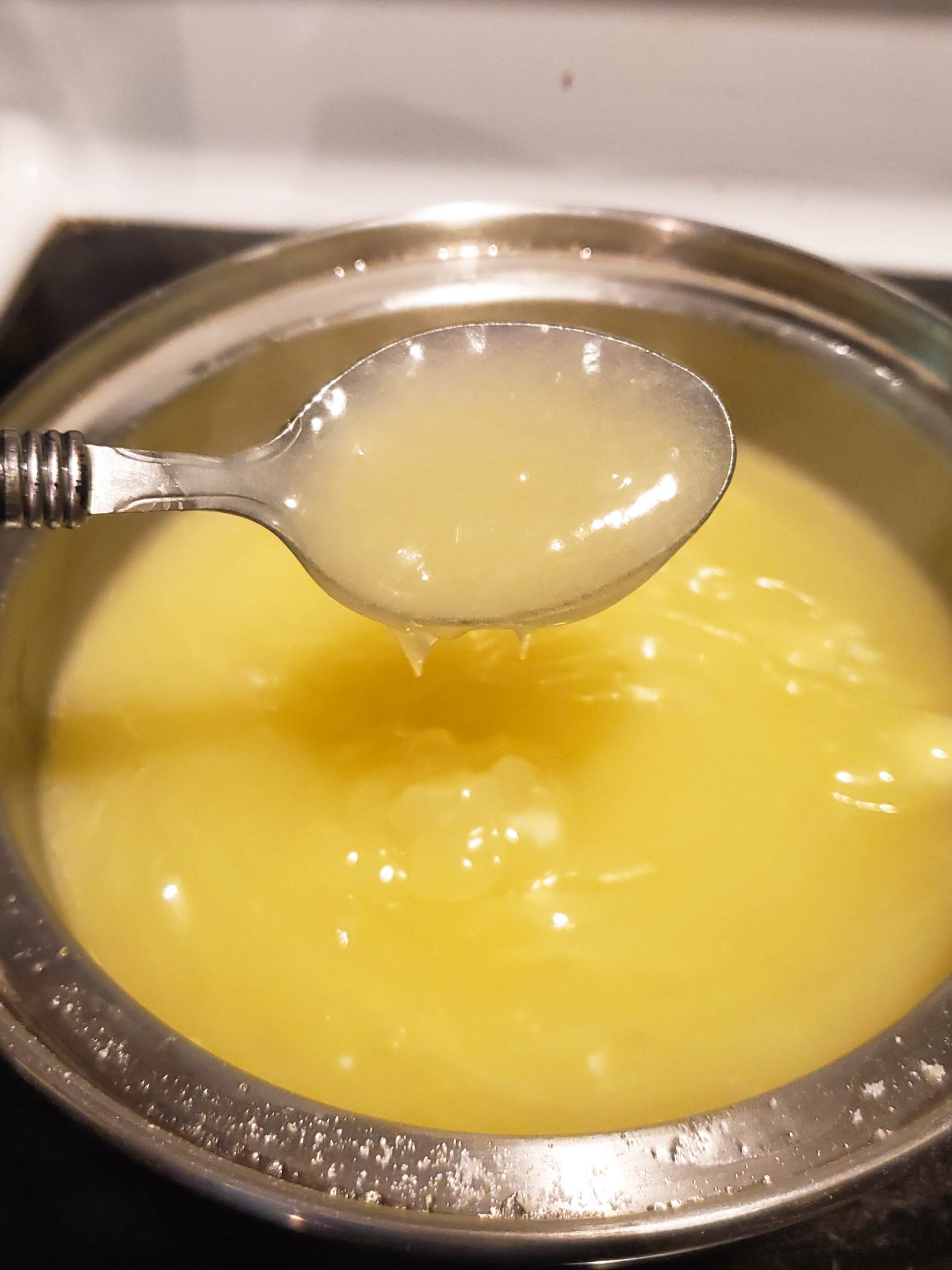 spoonful of lemon pie filling