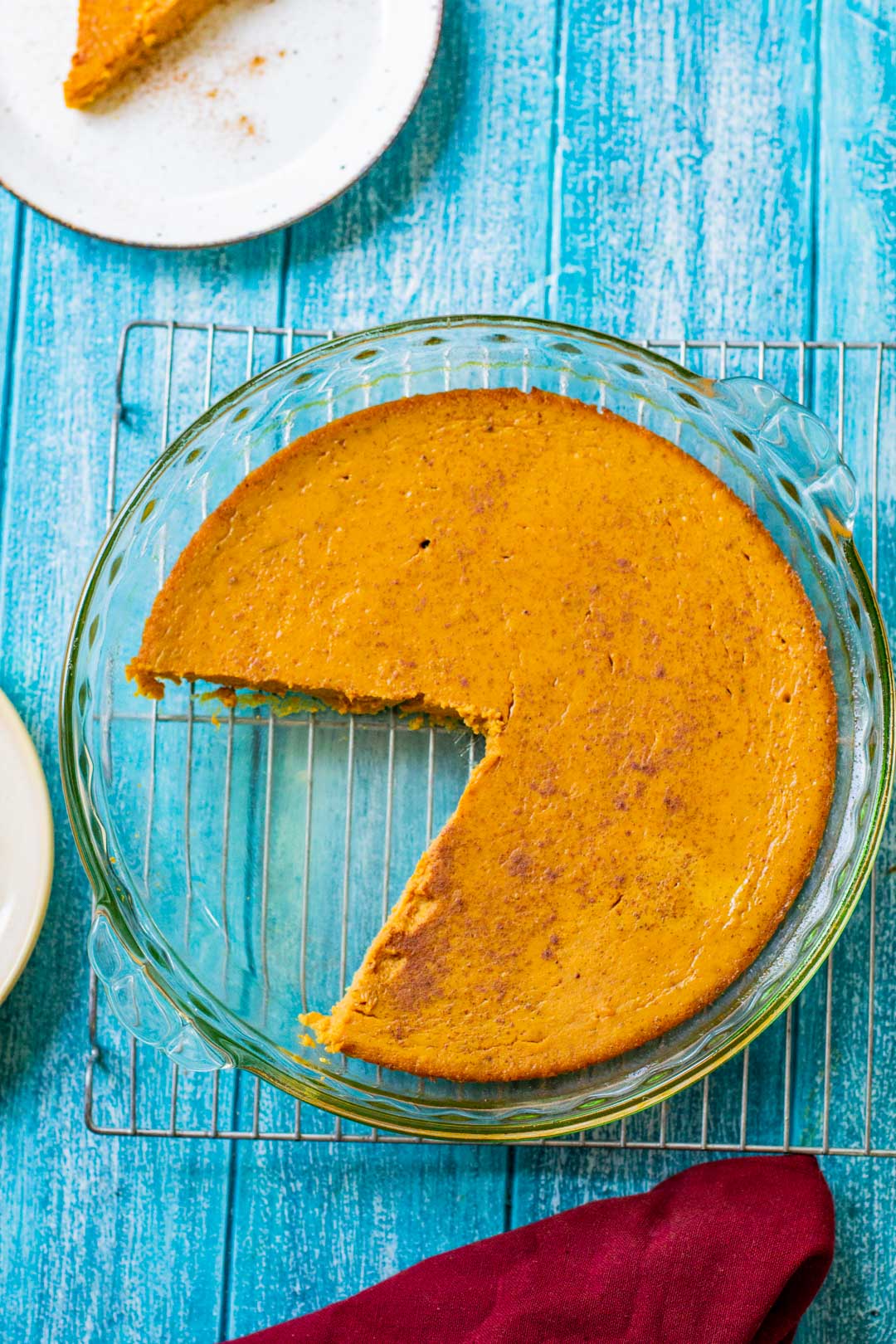 Crustless Pumpkin Pie