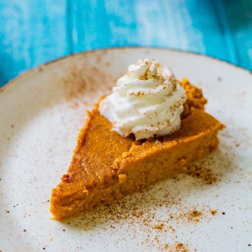 low carb keto pumpkin pie