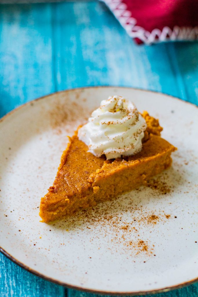 low carb keto pumpkin pie