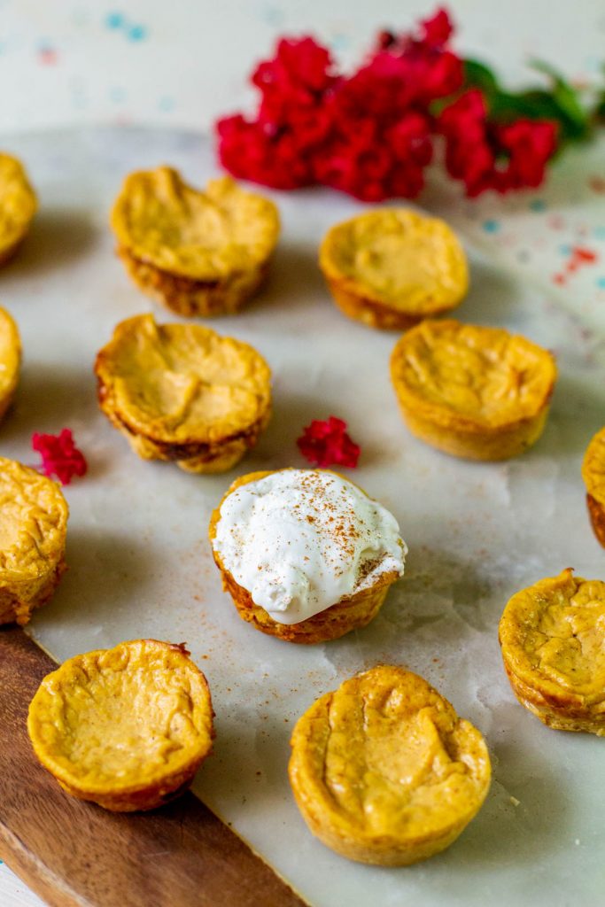 pumpkin cheesecake bites