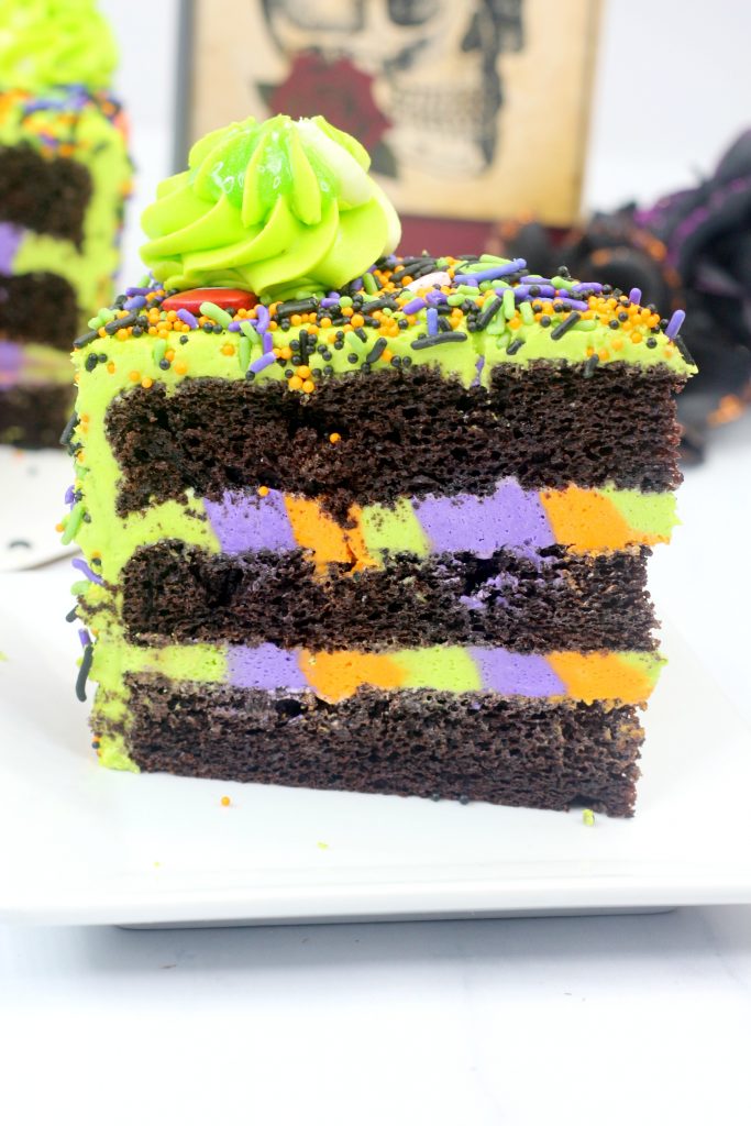 Halloween monster cake