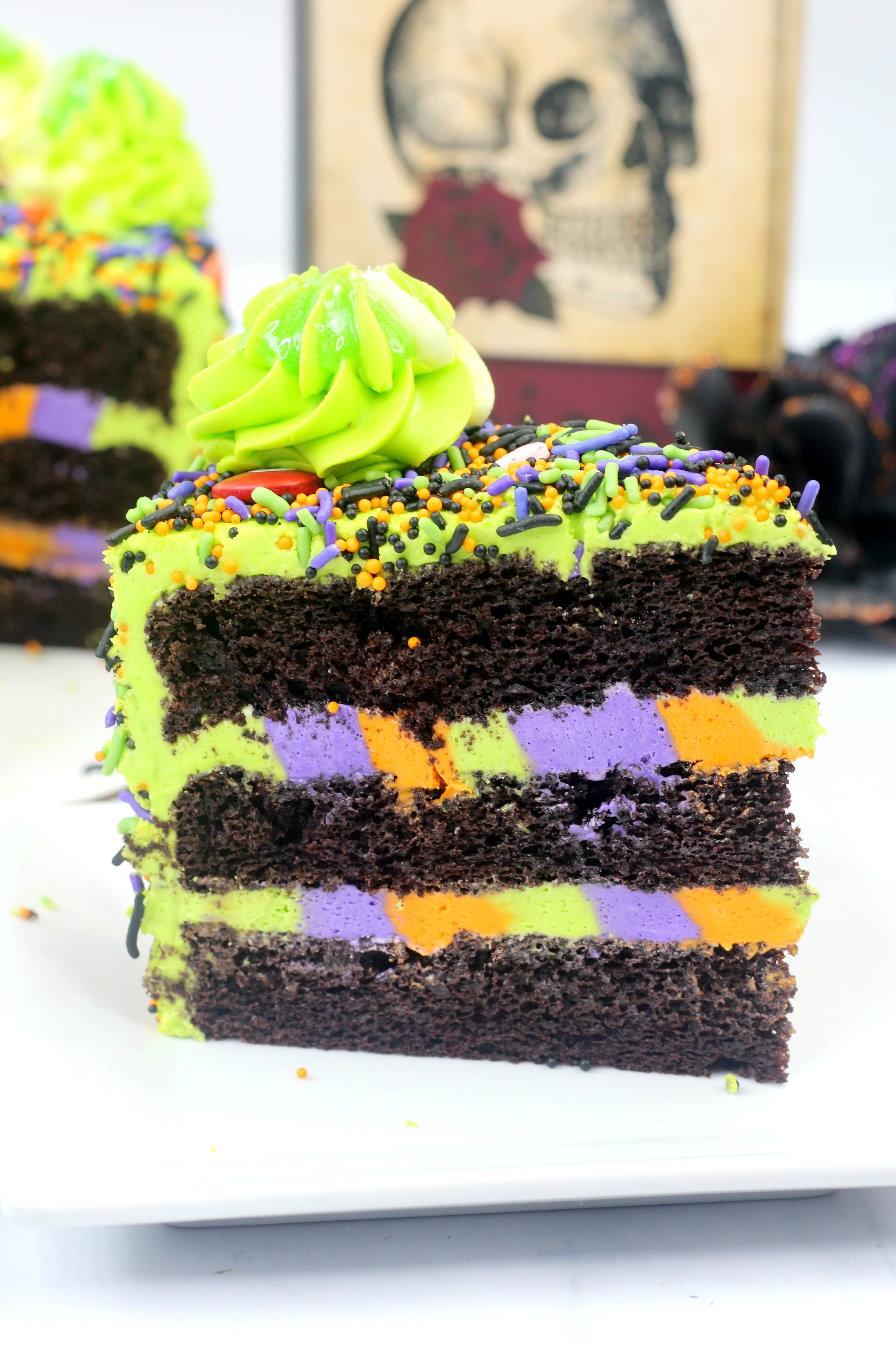 How to Make a Halloween Monster Cake | Our WabiSabi Life