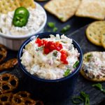 ramekin of jalapeno popper dip recipe