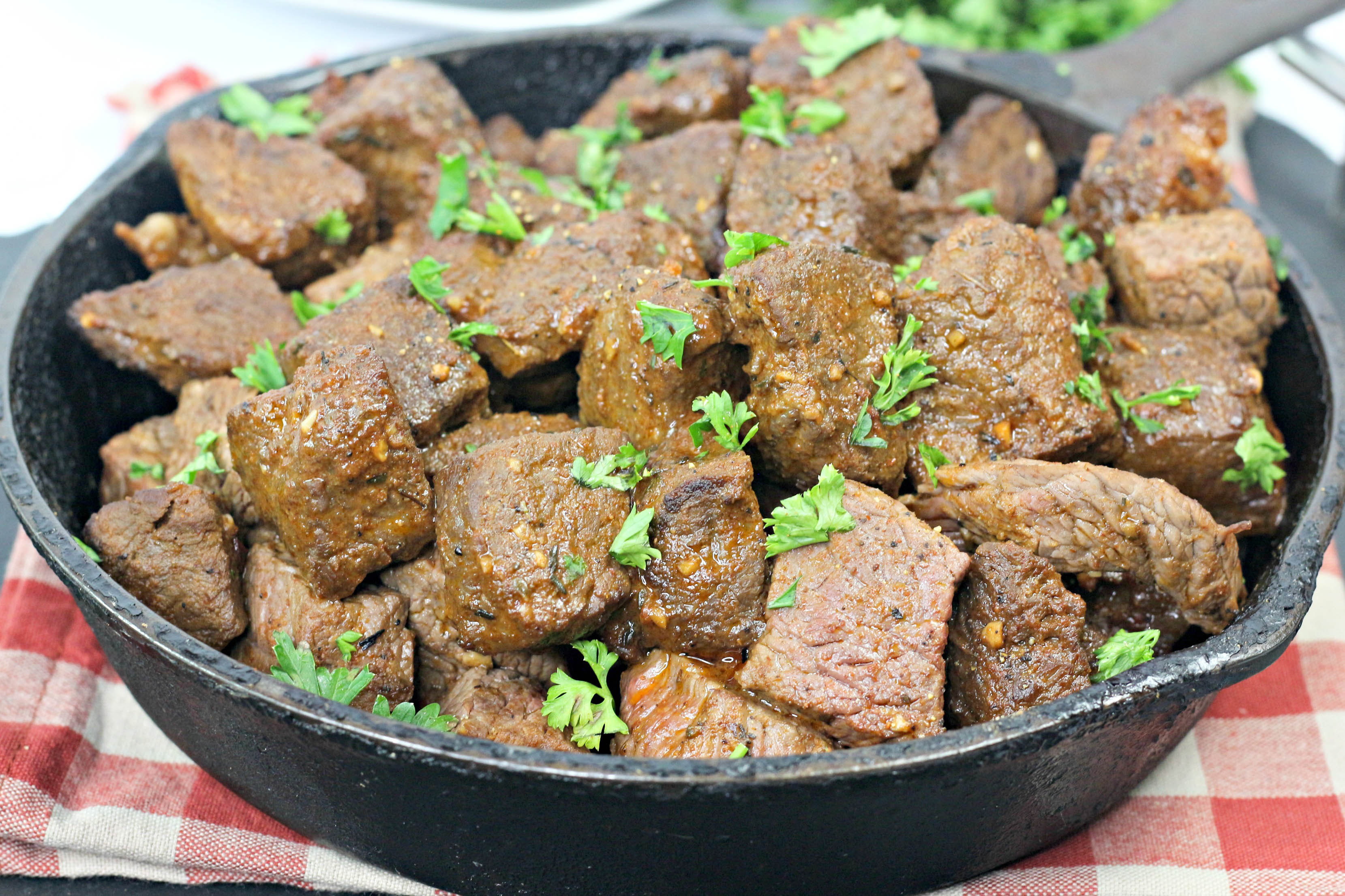 Garlic Butter Steak Bites with Cajun Seasoning Our WabiSabi Life
