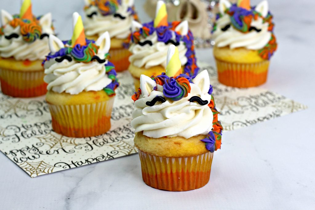 witch unicorn cupcakes