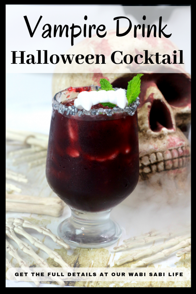 Vampire Drink Halloween Cocktail - Our WabiSabi Life