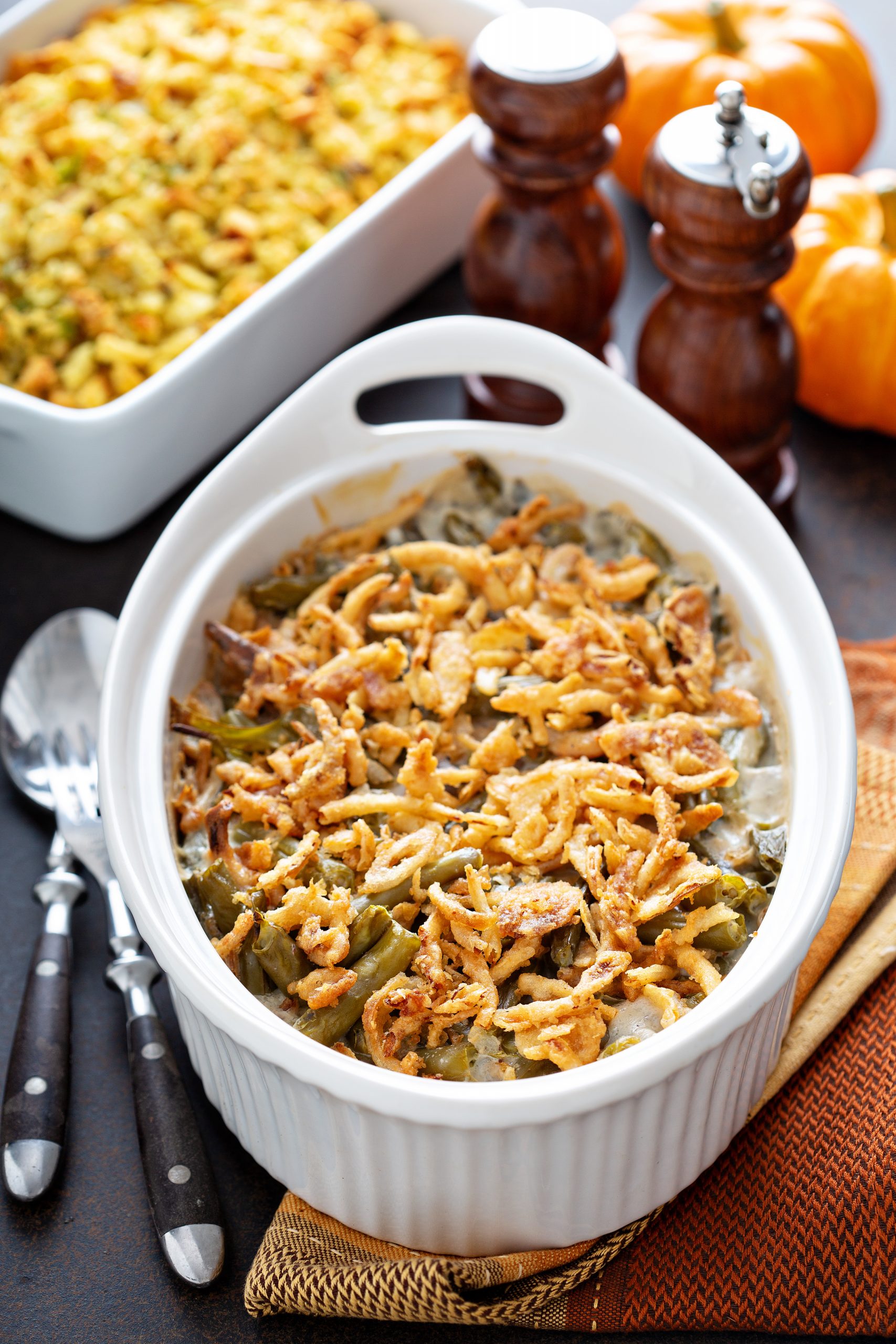 The Best Healthy Green Bean Casserole - Our WabiSabi Life