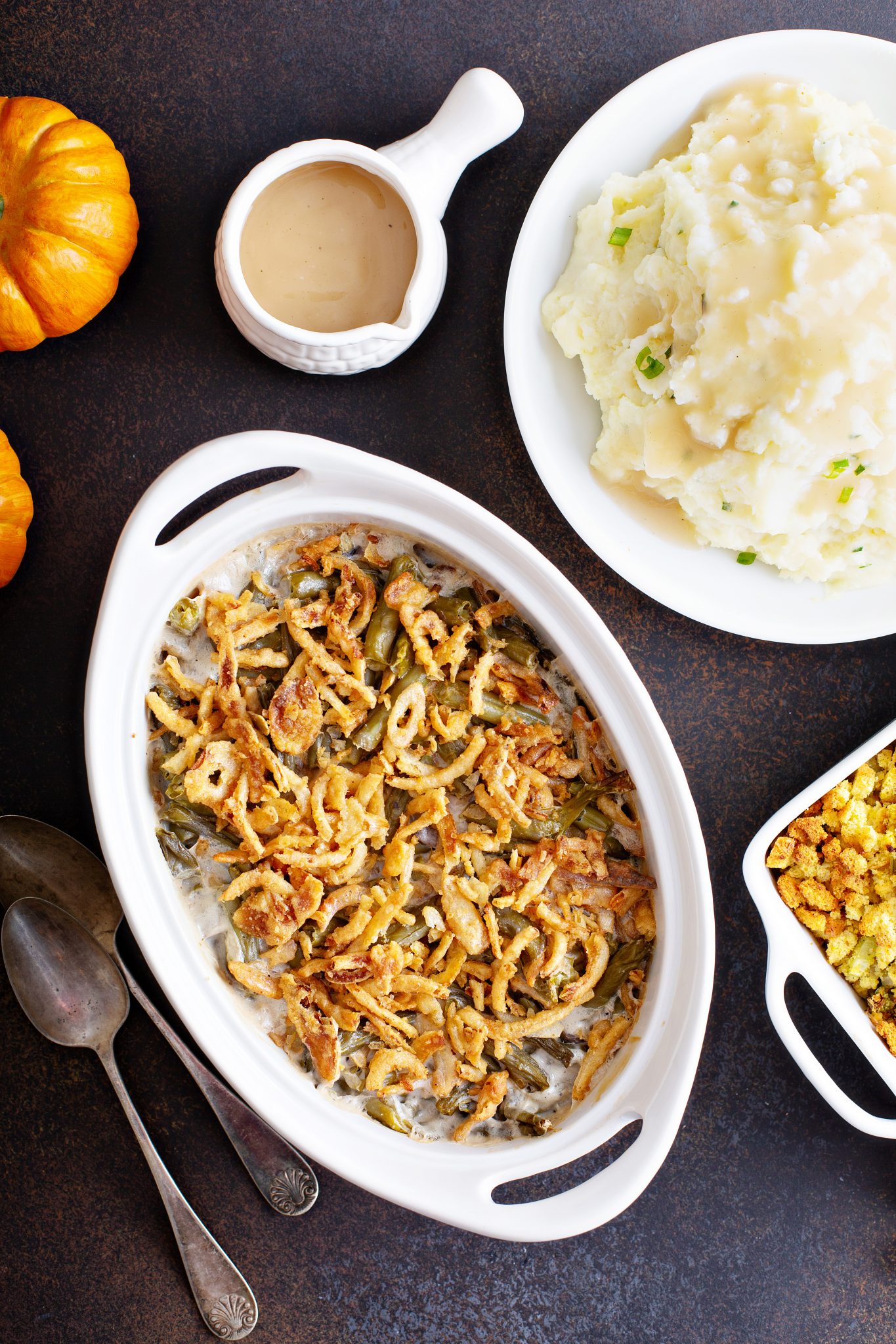 The Best Healthy Green Bean Casserole | Our WabiSabi Life