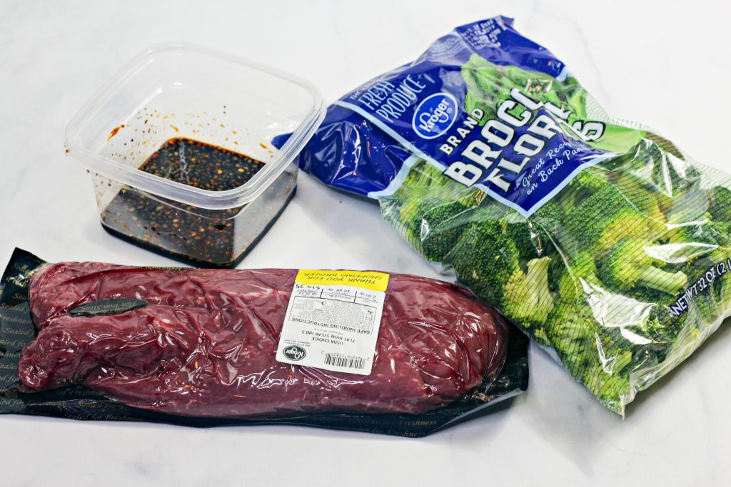 Instant Pot Beef and Broccoli ingredients