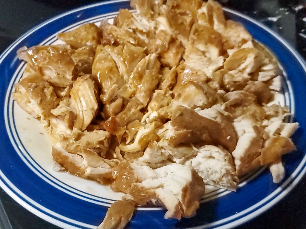 orange chicken on a plate