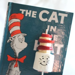 cat in the hat snack with the book