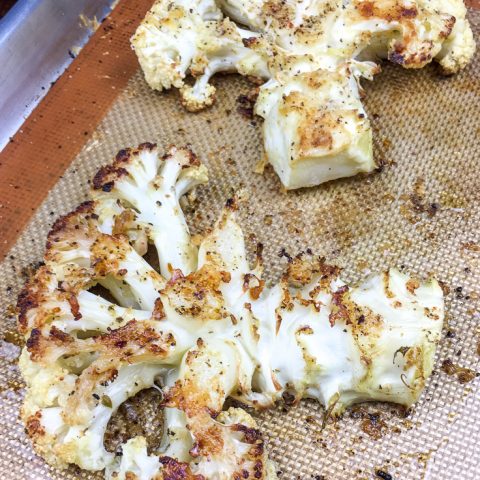 Roasted Parmesan Cauliflower Steaks - Weight Watchers Recipes