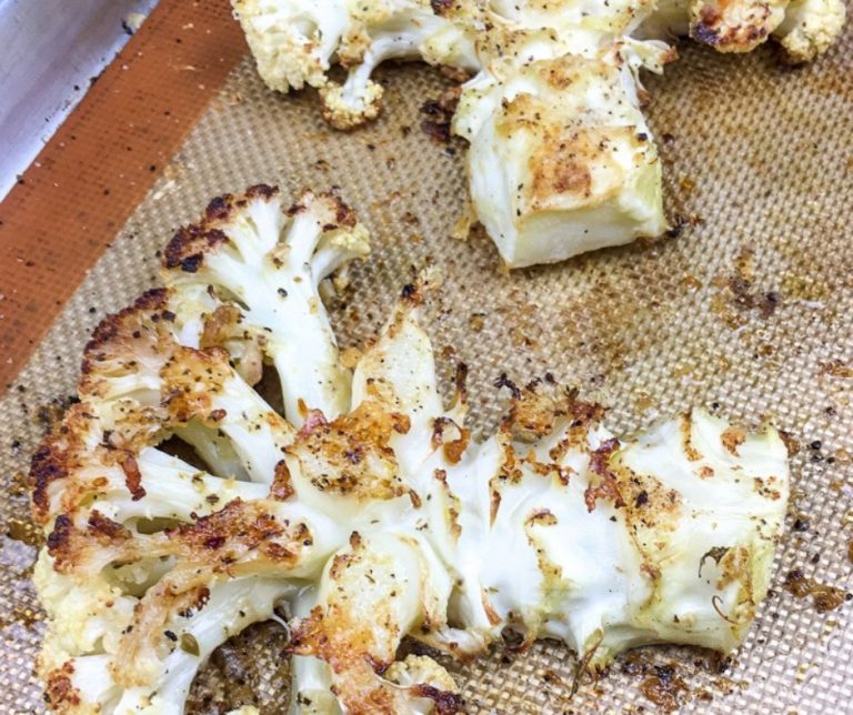 Roasted Parmesan Cauliflower Steaks - Weight Watchers Recipes