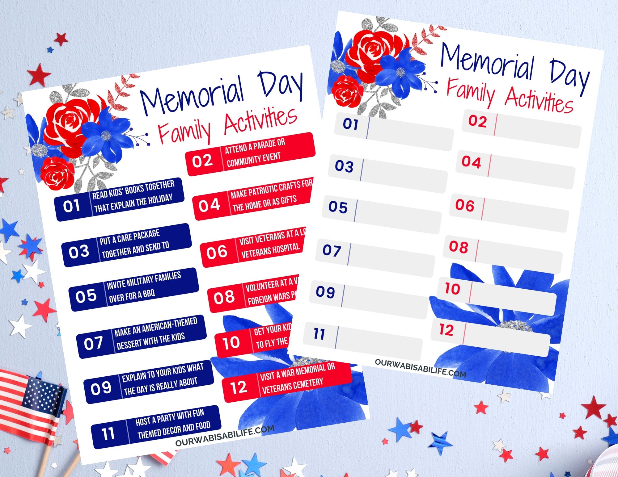family friendly memorial day activities everyone loves free printable