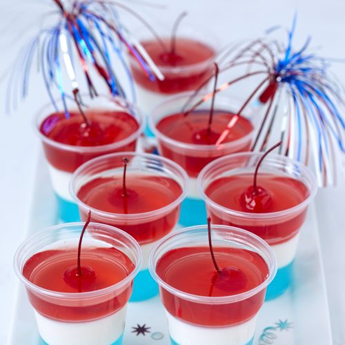 Red, White, and Blue Jello Shots Recipe - Our WabiSabi Life