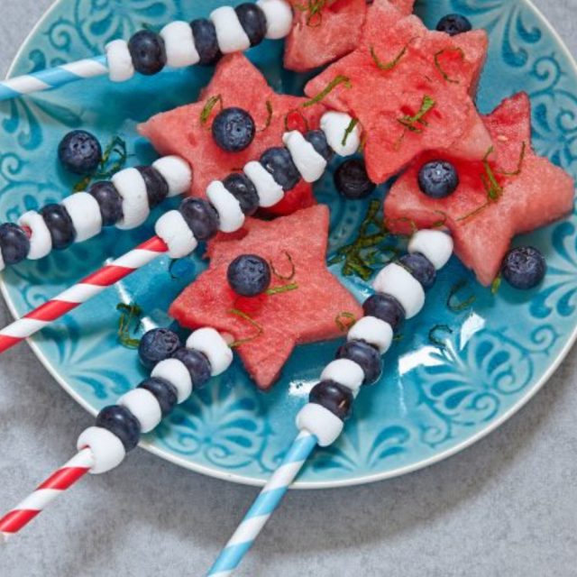 Easy Patriotic Fruit Skewers Recipe - Our Wabisabi Life