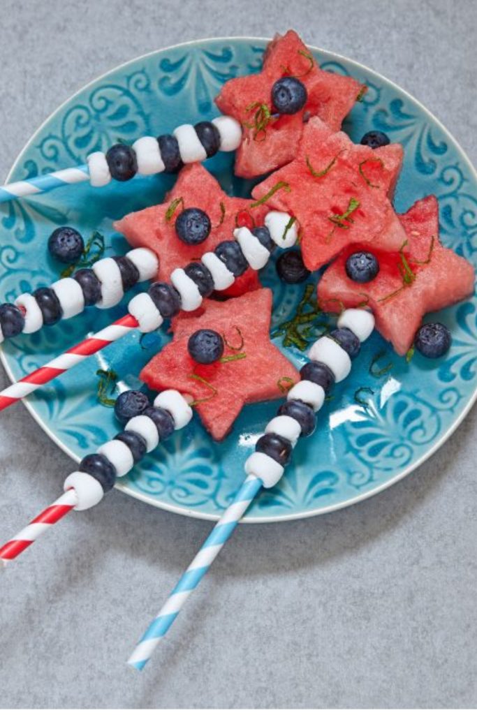 Easy Patriotic Fruit Skewers Recipe