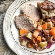 Pork Tenderloin with Applesauce - Our WabiSabi Life