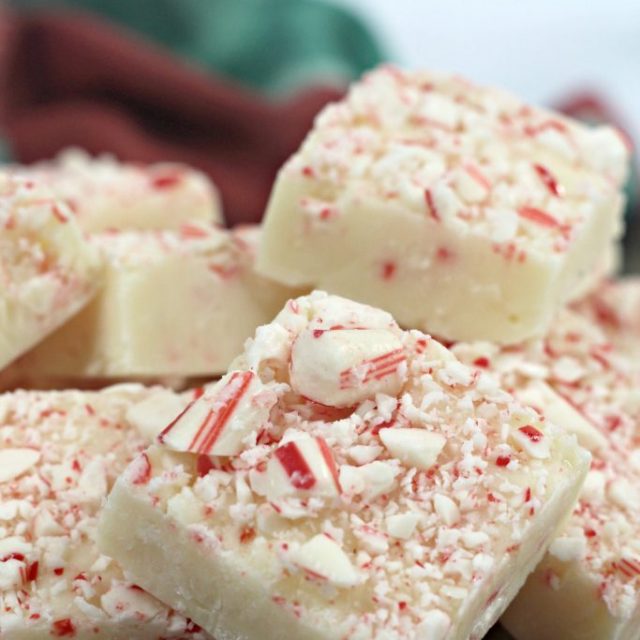 Candy Cane Fudge - Our WabiSabi Life