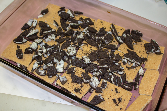 No Bake Oreo Cheesecake Icebox Cake