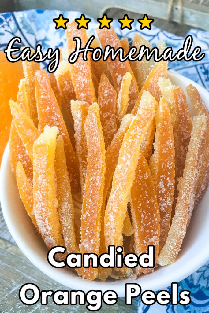 Easy Homemade Candied Orange Peels