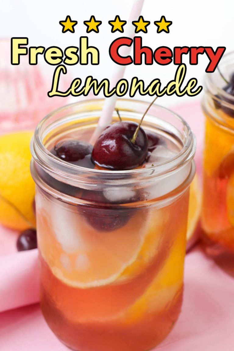 Delicious and Easy Cherry Lemonade that everyone will love
