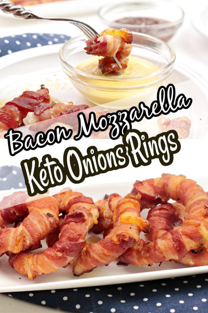 Bacon Mozzarella Keto Onions Rings Recipe