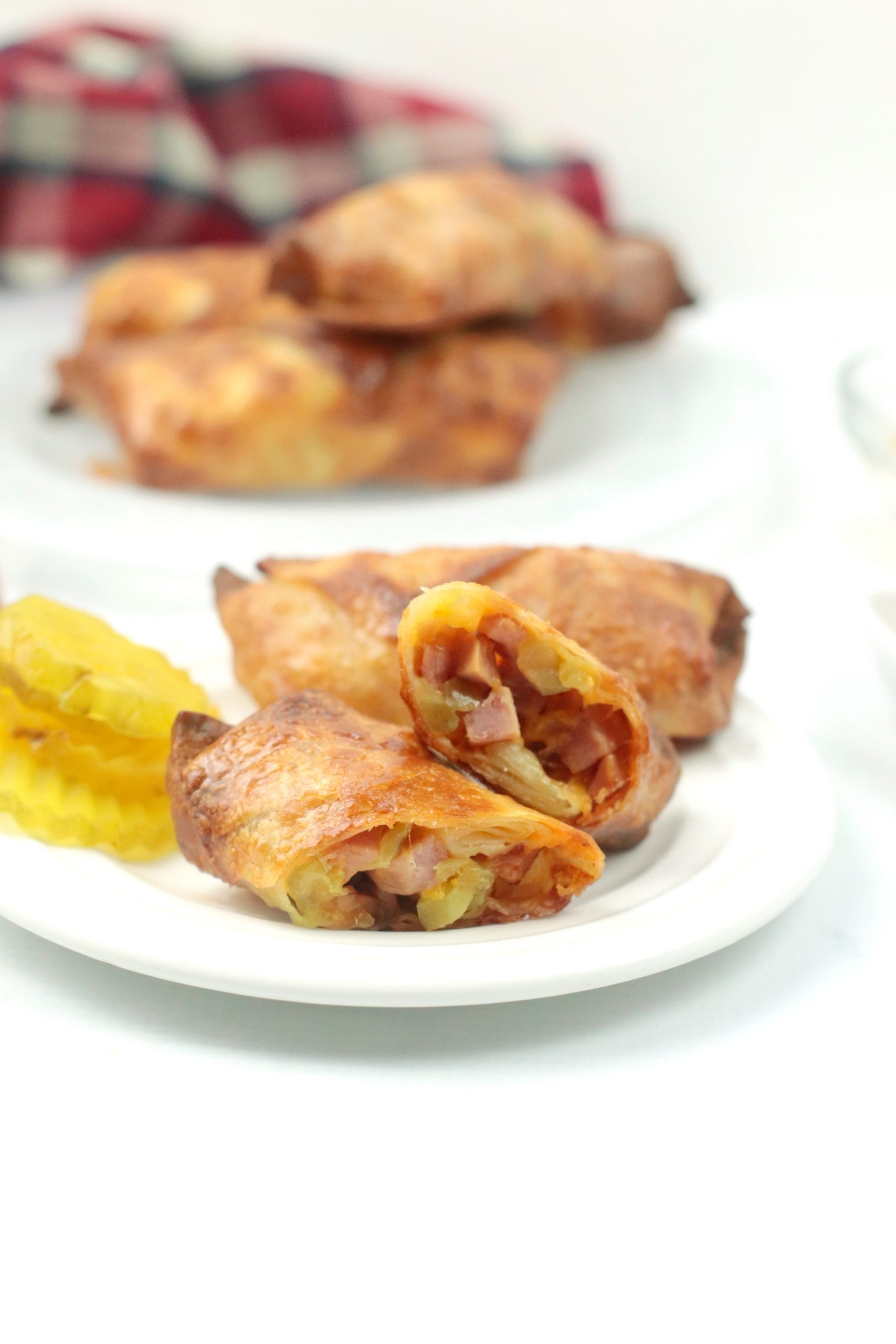 Amazing Air Fryer Ham And Cheese Egg Roll Our WabiSabi Life