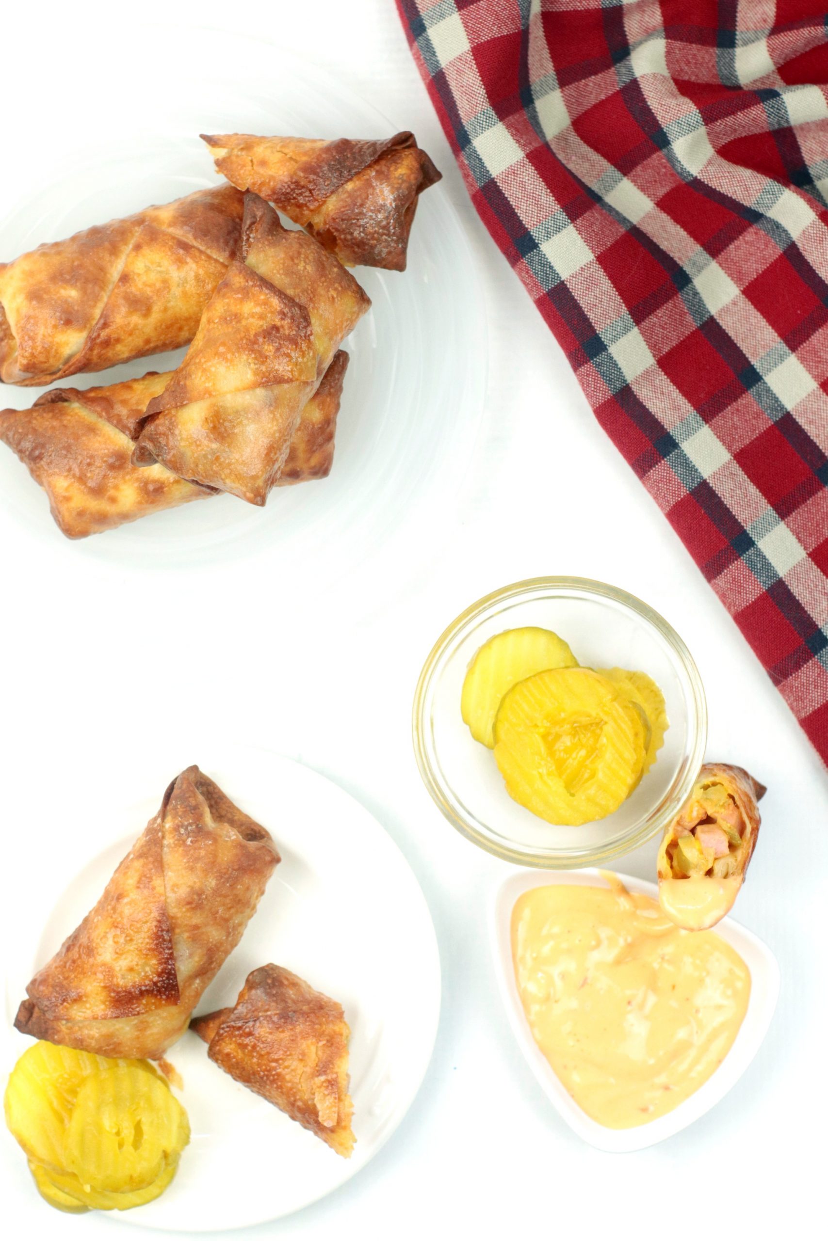 Amazing Air Fryer Ham and Cheese Egg Roll Our WabiSabi Life