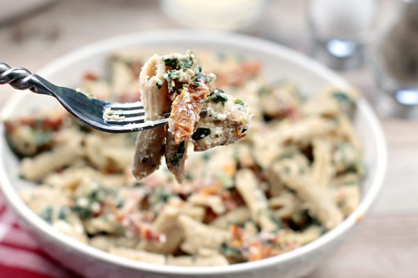 The Best Tuscan Chicken Pasta Recipe - Our WabiSabi Life