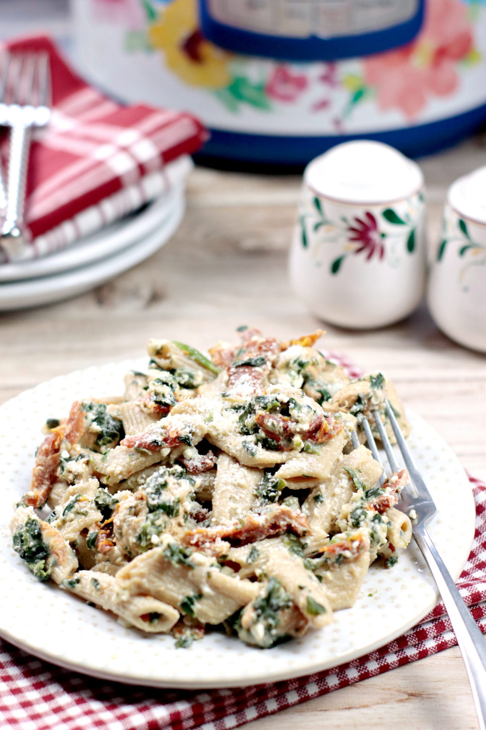 The Best Tuscan Chicken Pasta Recipe - Our WabiSabi Life
