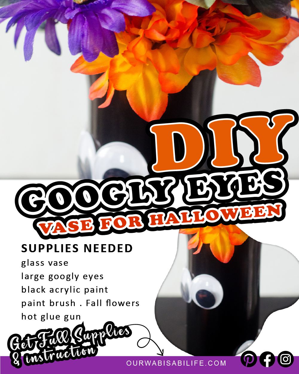 Craftaholics Anonymous®  Halloween Googly Eye Door #MakeAmazing