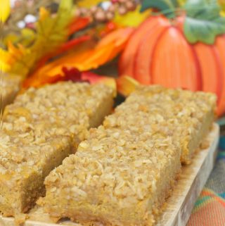 Pumpkin Bar Recipe with Streusel Topping