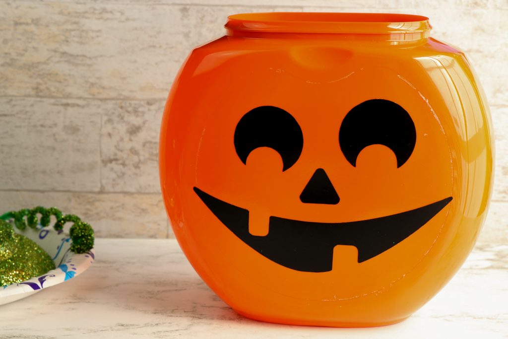 Decorative Pumpkin from Upcycled Tide Container