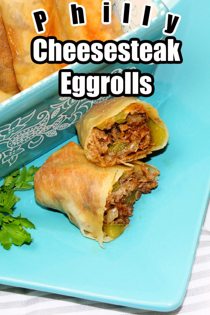 cheese steak egg roll recipe