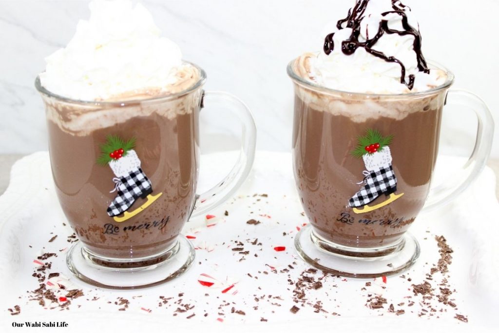 The Best Boozy Peppermint Hot Chocolate