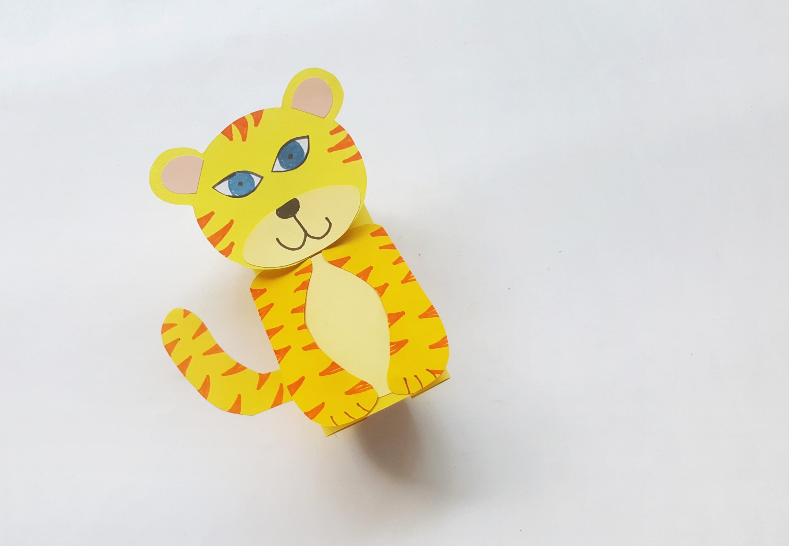 Toilet Paper Roll Tiger