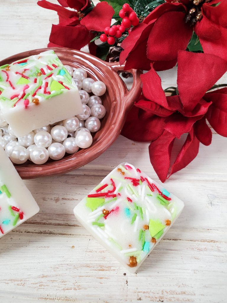 Easy to Make Sugar Cookie Scrub Bars with Sprinkles