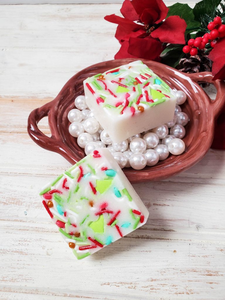 Easy to Make Sugar Cookie Scrub Bars with Sprinkles