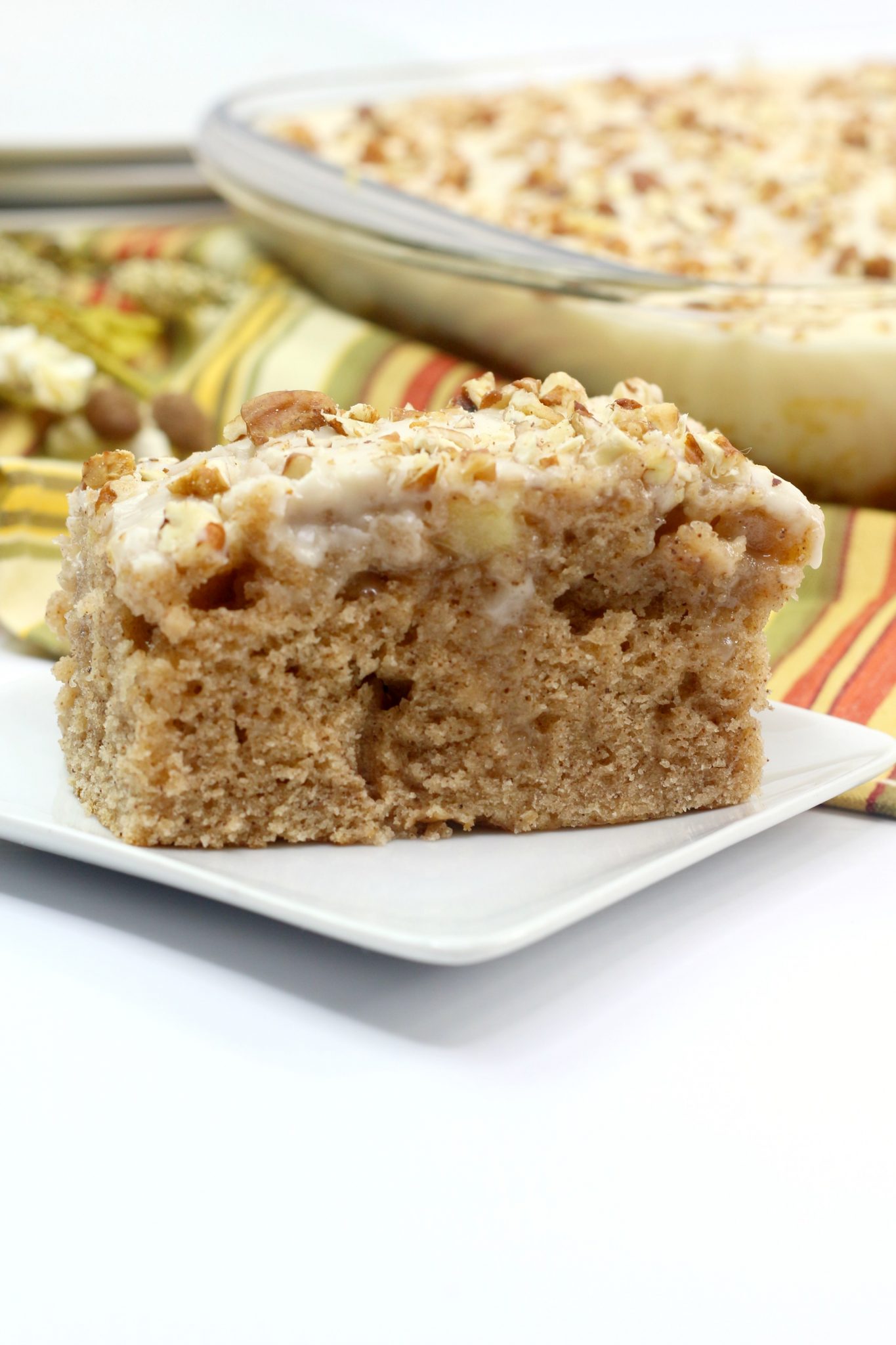 Easy to Make Caramel Apple Sheet Cake Our WabiSabi Life