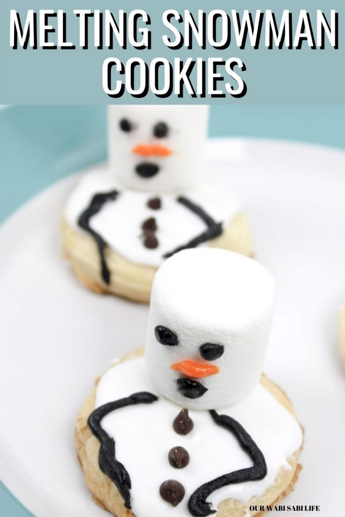 How to Make Simply Adorable Melting Snowman Cookies