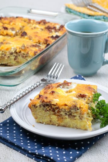 The Best Delicious Sausage Hash Brown Casserole - Our WabiSabi Life