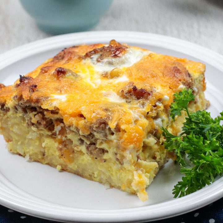 The Best Delicious Sausage Hash Brown Casserole - Our WabiSabi Life