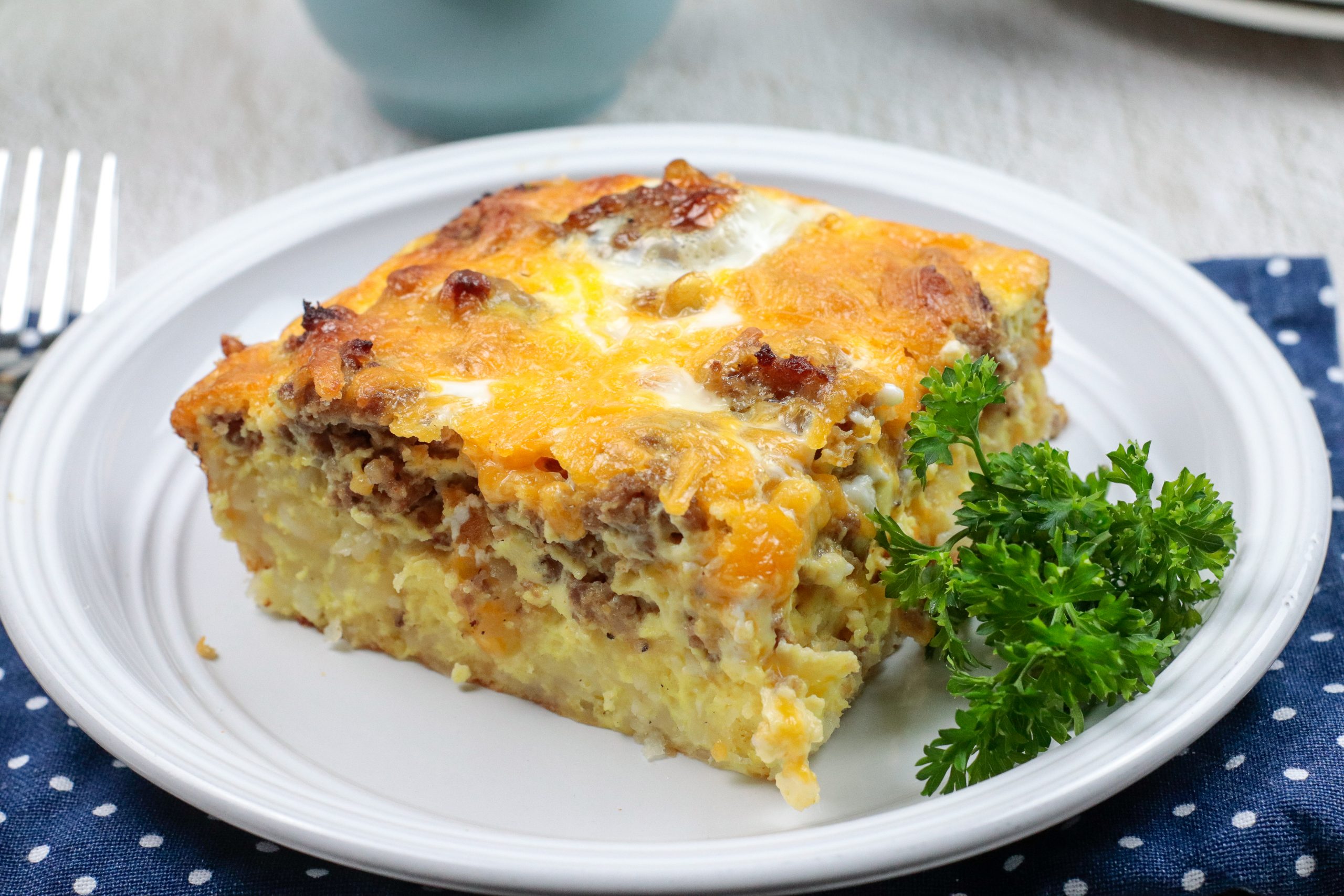 The Best Delicious Sausage Hash Brown Casserole - Our WabiSabi Life